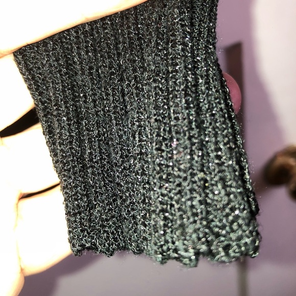 Charlotte Russe Black Cardigan Sweater- a little sparkle and this is a cute days - Picture 3 of 9